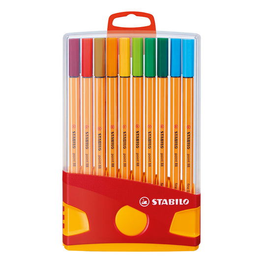 Stabilo point 88 - fineliner - colorparade - set 20 stuks