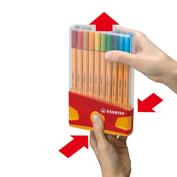 Load image into Gallery viewer, Stabilo point 88 - fineliner - colorparade - set 20 stuks
