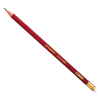 Stabilo swano met gum hb, 12st.