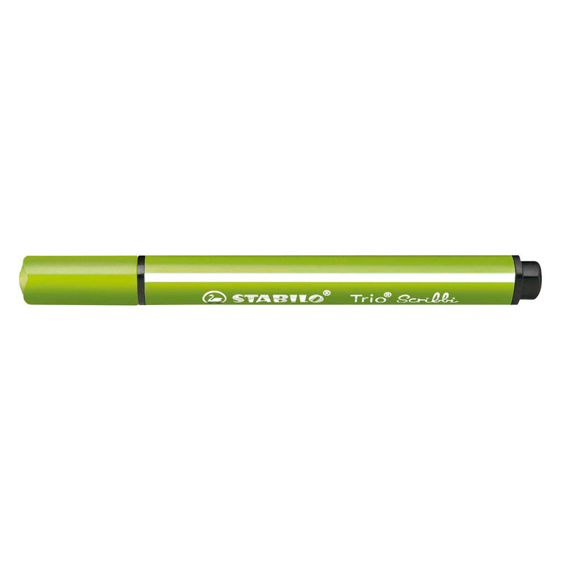 Load image into Gallery viewer, Stabilo trio scribbi - viltstift met meeverende punt - lichtgroen
