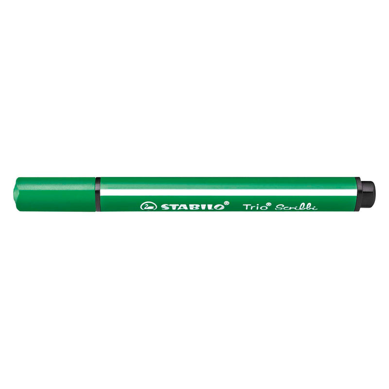 Load image into Gallery viewer, Stabilo trio scribbi - viltstift met meeverende punt - groen
