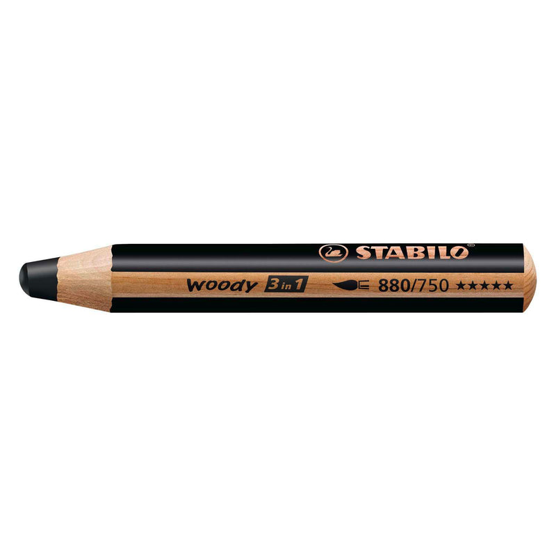Load image into Gallery viewer, Stabilo woody 3 in 1 - multitalent kleurpotlood - zwart
