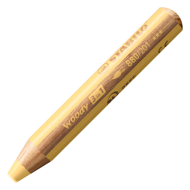 Load image into Gallery viewer, Stabilo woody 3 in 1 - multitalent kleurpotlood - pastel geel
