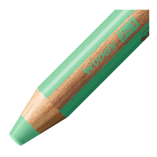 Stabilo woody 3 in 1 - multitalent kleurpotlood - pastel groen