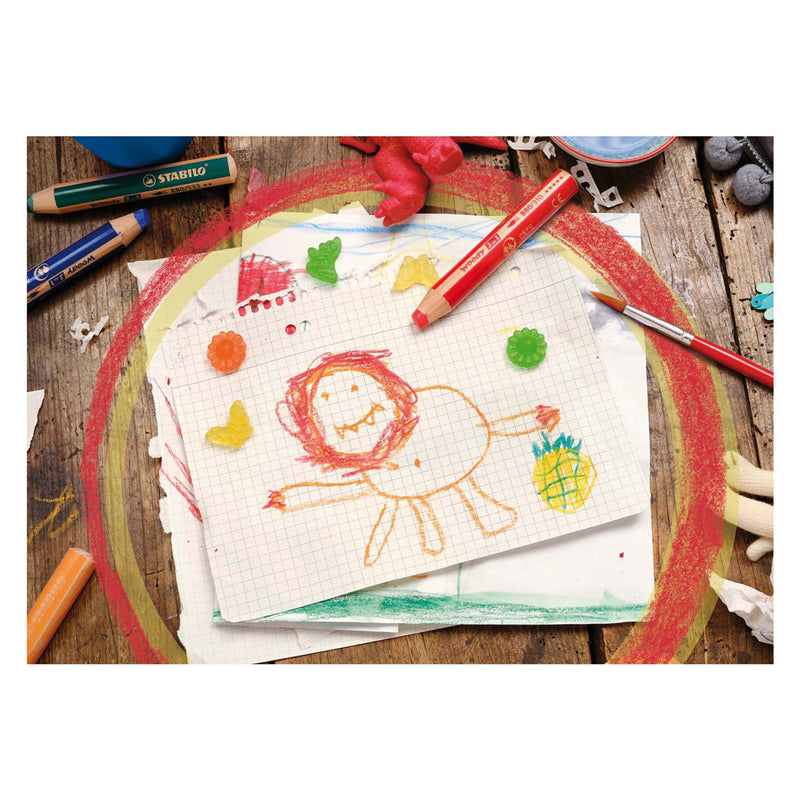 Load image into Gallery viewer, STABILO Woody 3in1 Kleurpotloden - 6 kleuren
