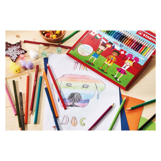 Stabilo color - kleurpotlood - set met 24 stuks
