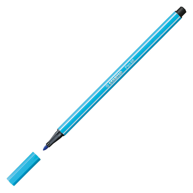 Afbeelding laden in galerijviewer, Stabilo pen 68 - viltstift - azuurblauw (68 57)
