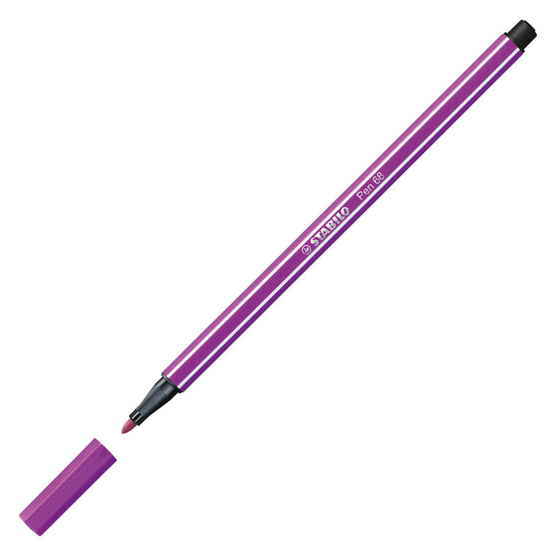 Afbeelding laden in galerijviewer, Stabilo pen 68 - viltstift - lila (68 58)
