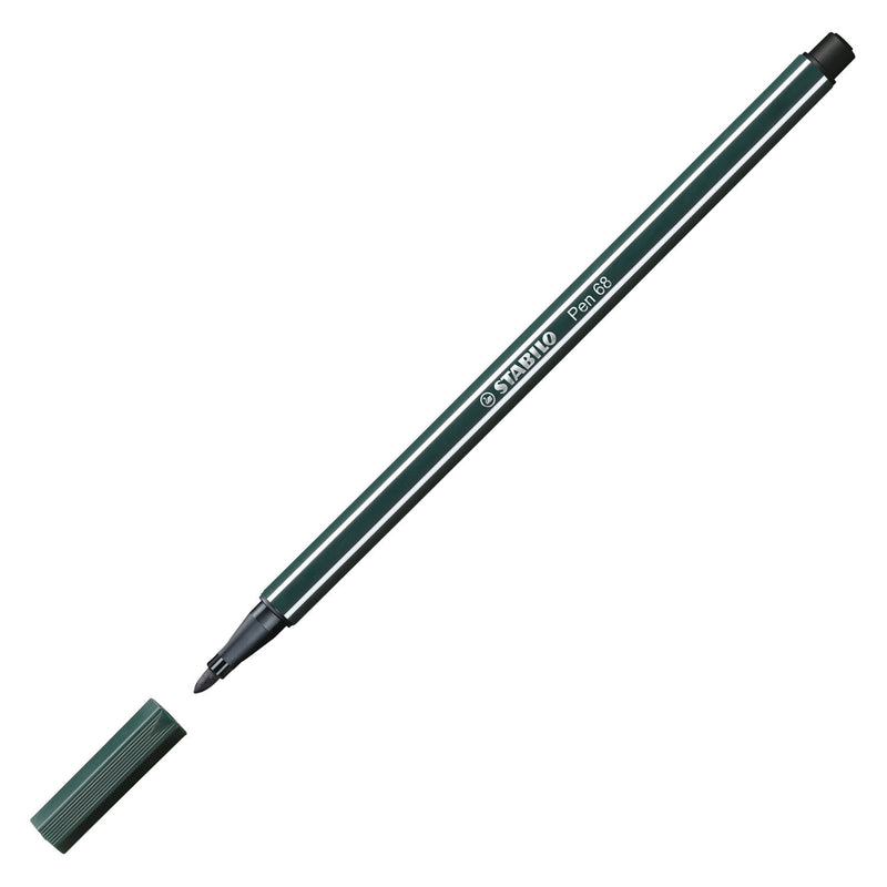 Load image into Gallery viewer, Stabilo pen 68 - viltstift - aarde groen (68 63)
