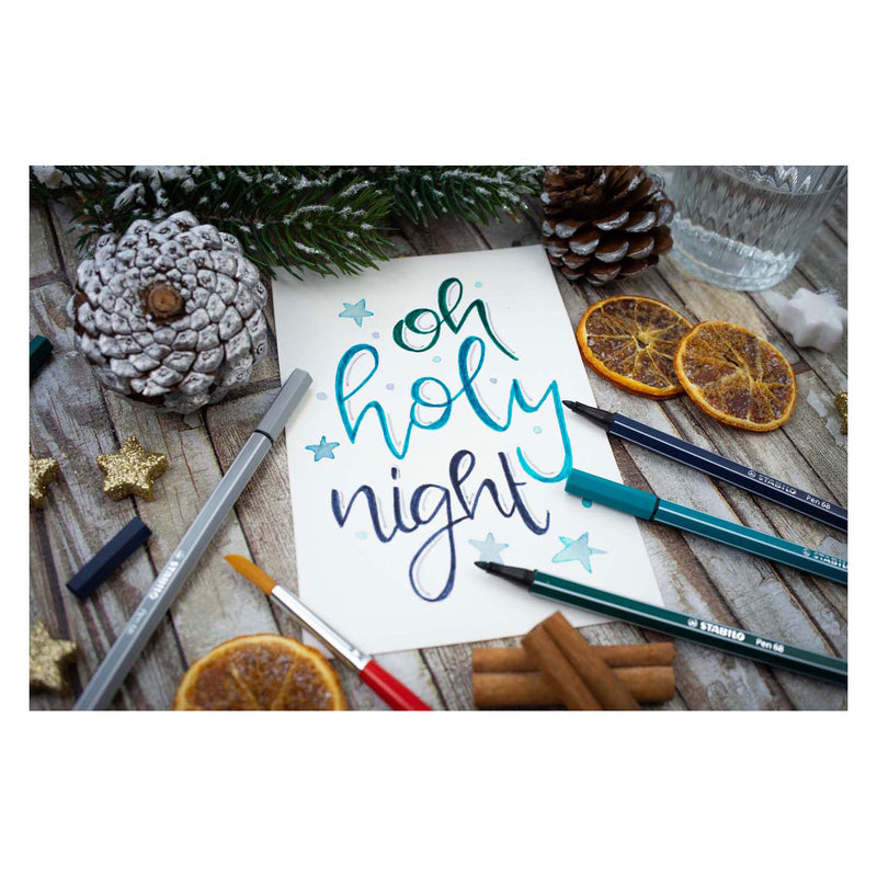 Load image into Gallery viewer, Stabilo pen 68 - viltstift - fluoriserend geel (68 024)
