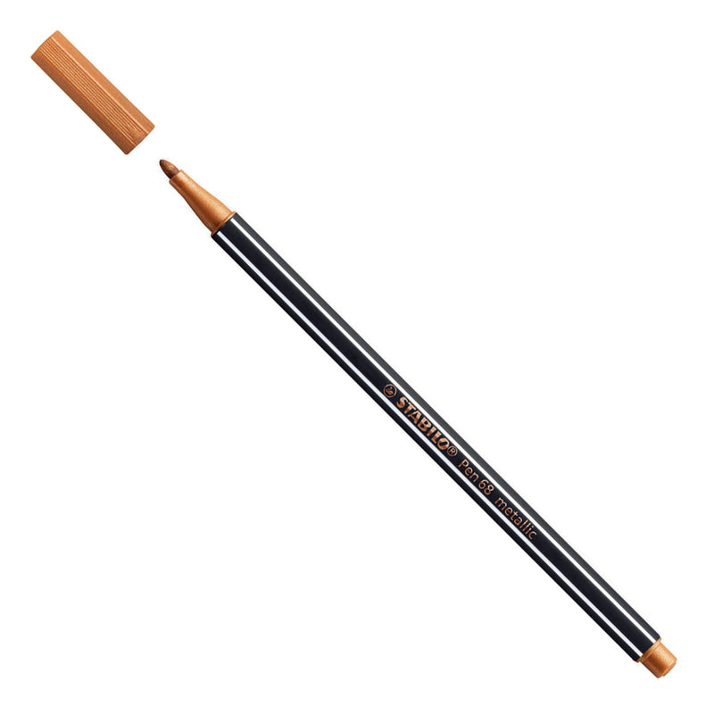 Afbeelding laden in galerijviewer, Stabilo pen 68 metallic - viltstift - koper (68 820)
