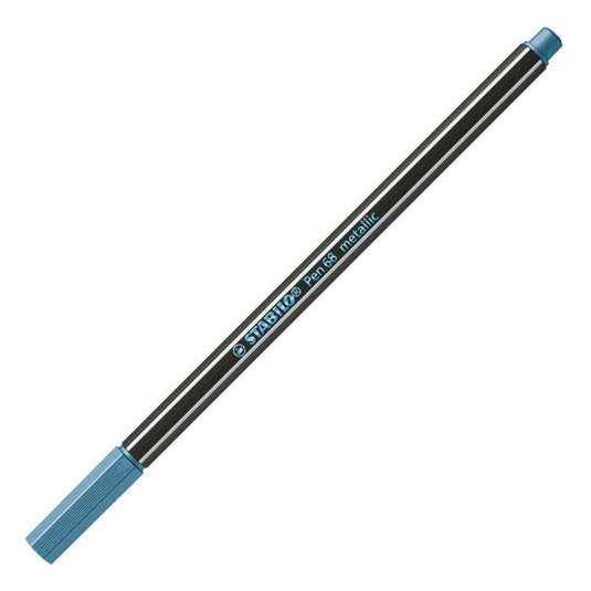 Stabilo pen 68 metallic - viltstift - blauw (68 841)