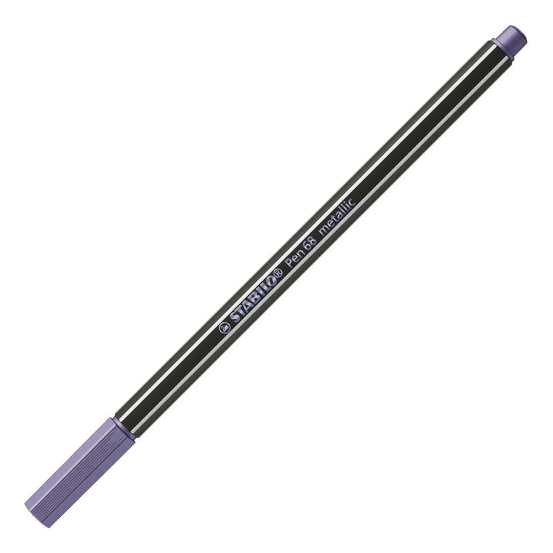 Load image into Gallery viewer, Stabilo pen 68 metallic - viltstift - paars (68 855)
