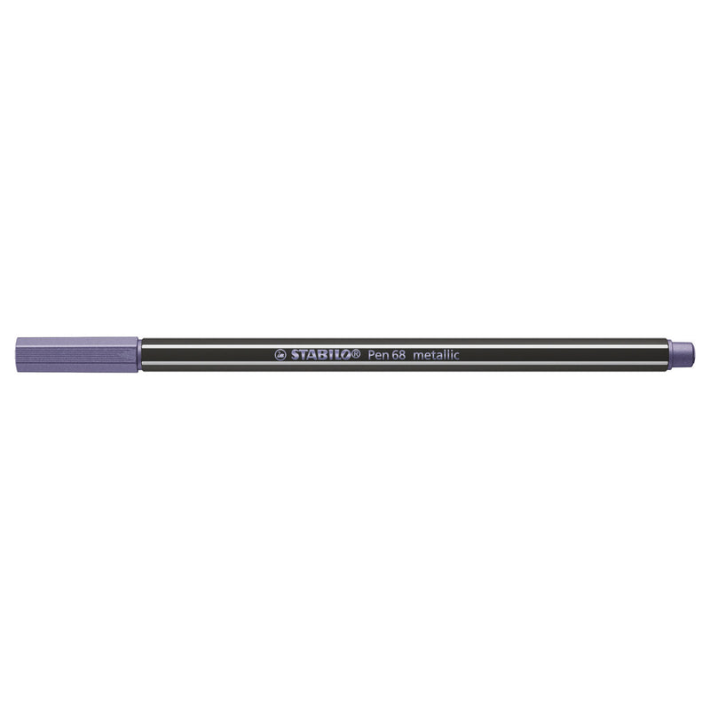 Load image into Gallery viewer, Stabilo pen 68 metallic - viltstift - paars (68 855)
