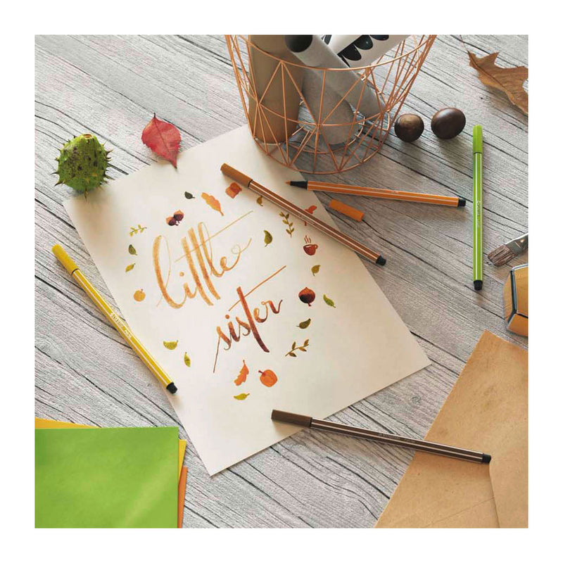 Load image into Gallery viewer, Stabilo pen 68 - viltstift - vermiljoen pastel (68 30)
