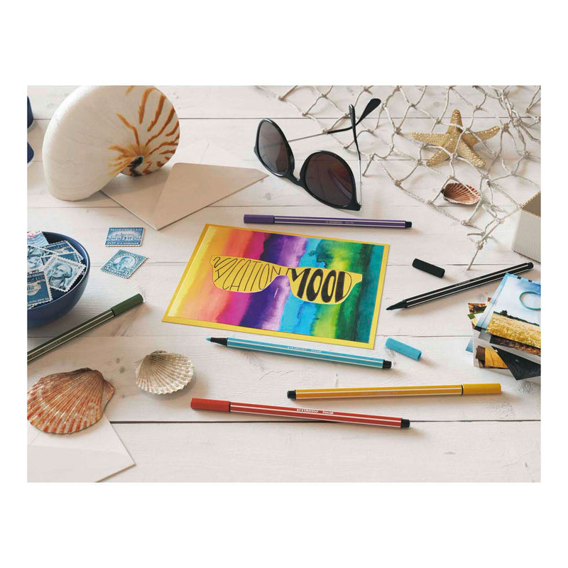 Load image into Gallery viewer, Stabilo pen 68 - viltstift - vermiljoen pastel (68 30)
