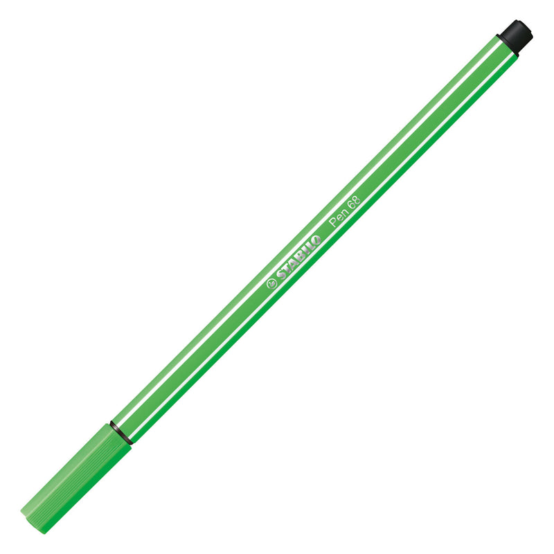 Load image into Gallery viewer, Stabilo pen 68 - viltstift - bladgroen (68 43)
