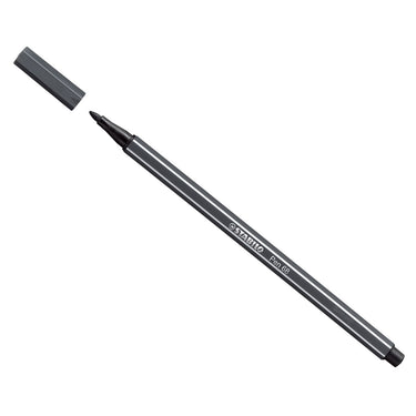 Stabilo pen 68 - viltstift - diep koud grijs (68 97)