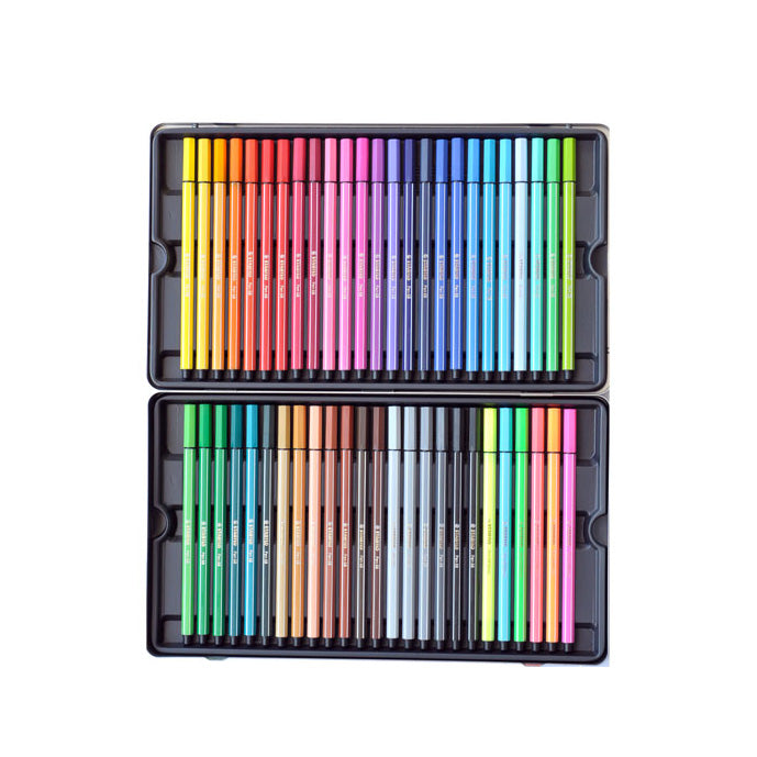 ギャラリービューアに画像をロードする, Stabilo pen 68 - viltstift - metalen doos met 50 stuks
