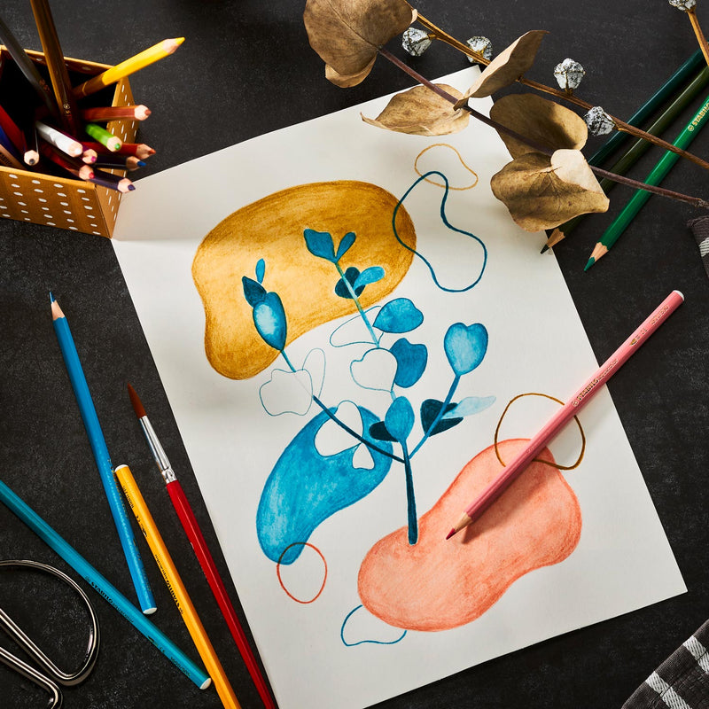 Load image into Gallery viewer, STABILO Aquacolor Metalen Doos, 12st.
