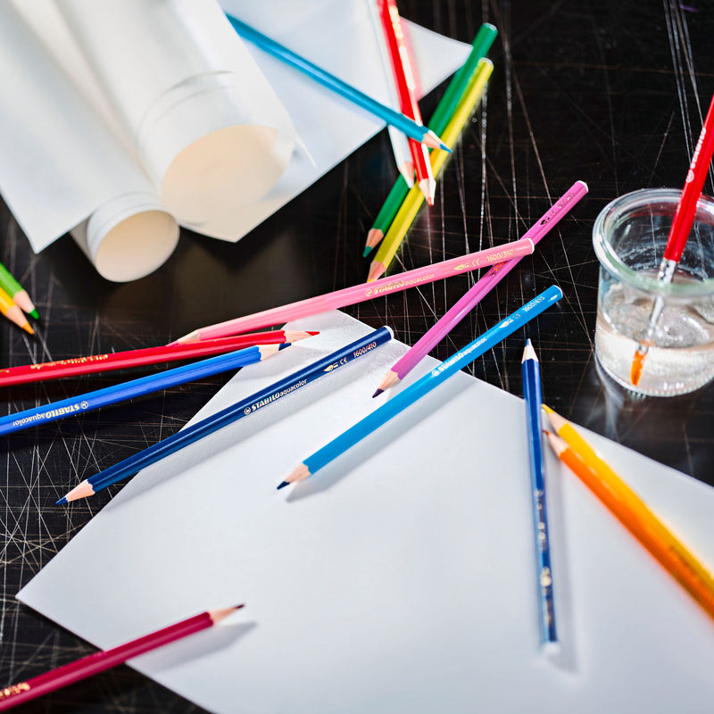 Load image into Gallery viewer, STABILO Aquacolor Metalen Doos, 12st.
