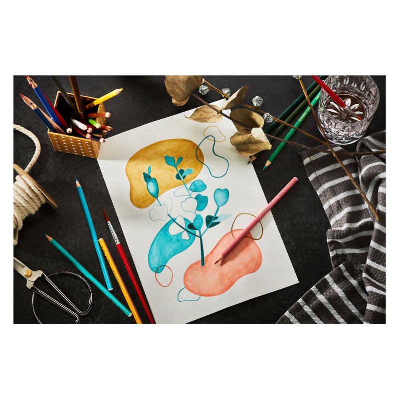 ギャラリービューアに画像をロードする, Stabilo aquacolor - premium aquarel kleurpotloden - arty - metalen etui 24 kleuren
