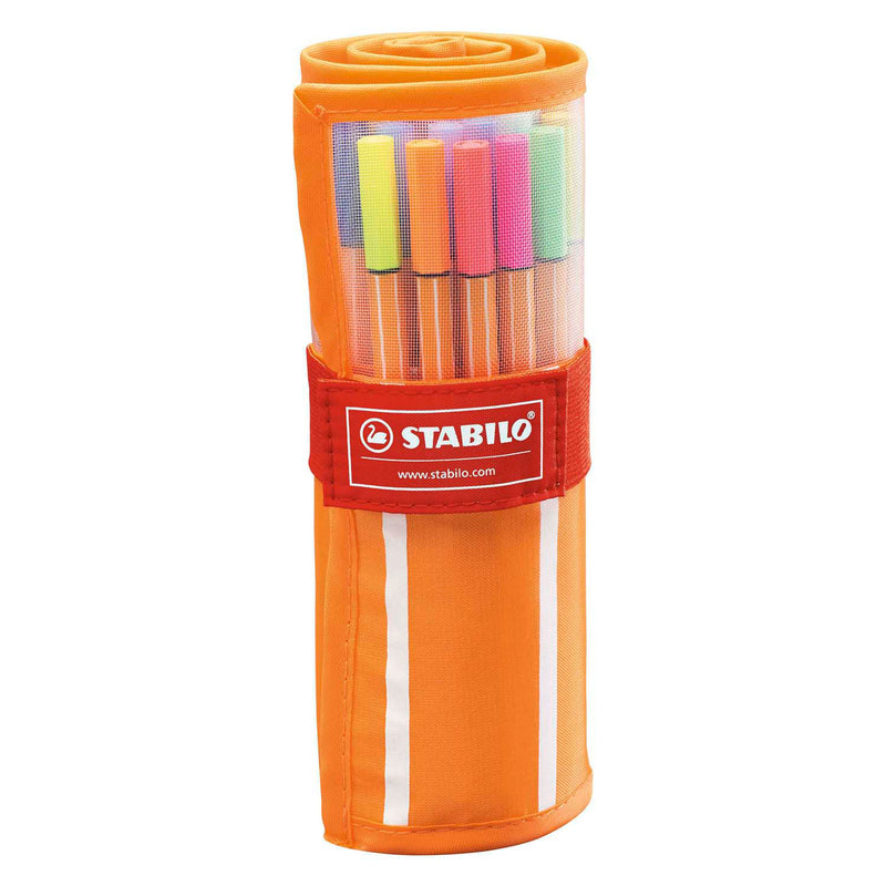 Afbeelding laden in galerijviewer, Stabilo point 88 - fineliner 0,4 mm - rollerset - 30 stuks etui - met 25 standaard + 5 neon kleuren
