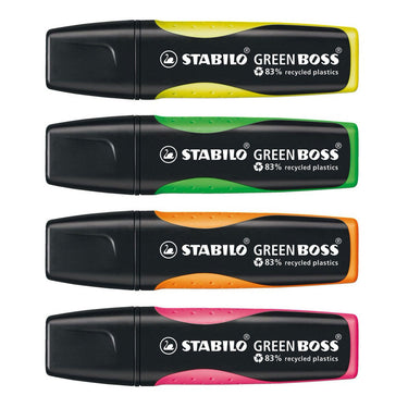 Stabilo tekstmarker green boss multikleur
