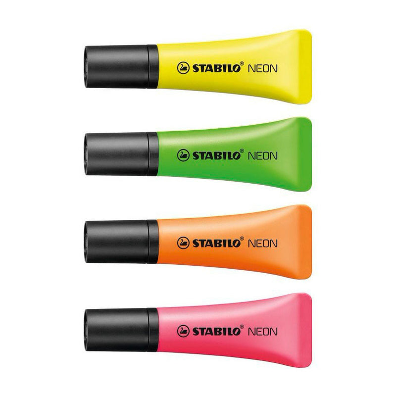 Load image into Gallery viewer, Stabilo neon - markeerstift - set met 4 stuks
