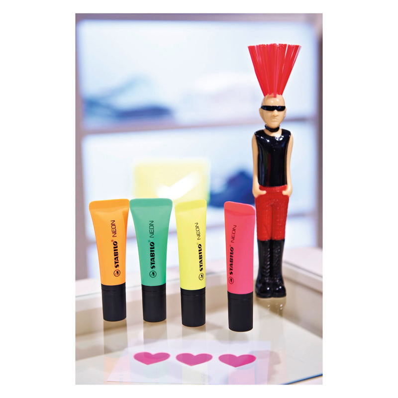 Afbeelding laden in galerijviewer, Stabilo neon - markeerstift - set met 4 stuks
