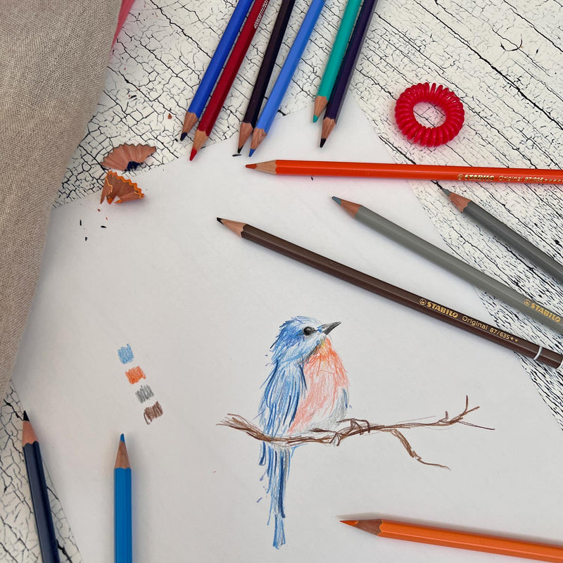 Load image into Gallery viewer, STABILO Original Kleurpotloden Metalen Doos, 12st.
