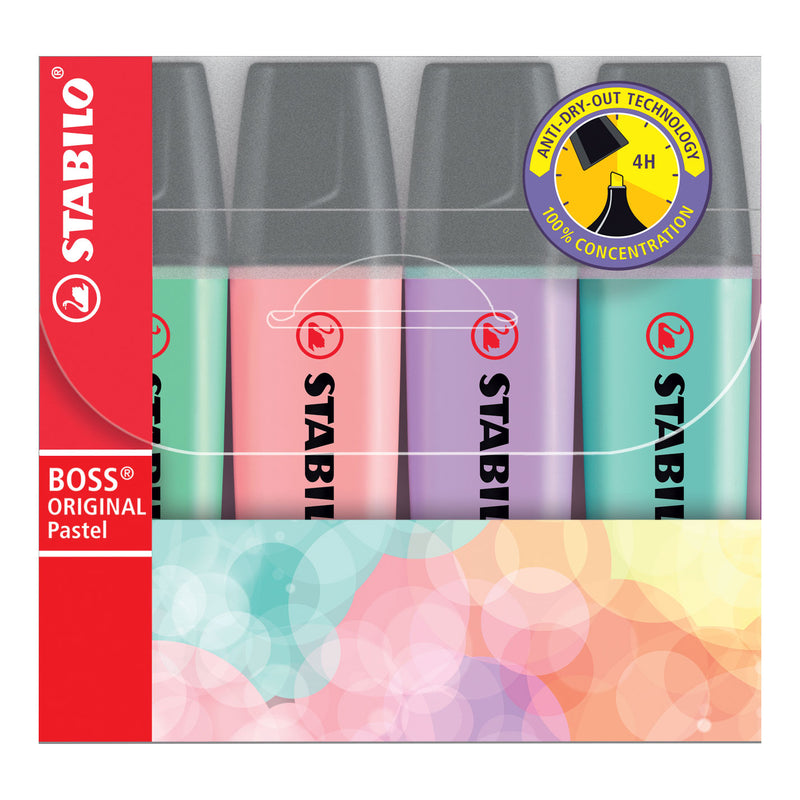 Afbeelding laden in galerijviewer, Stabilo boss original pastel - markeerstift - set 4 stuks
