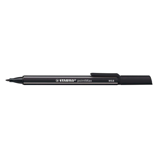 Stabilo pointmax fineliners in etui - 12st.