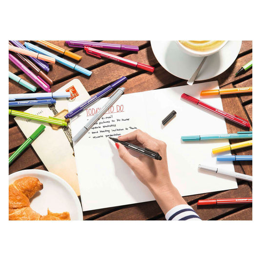 Stabilo pointmax fineliners in etui - 12st.