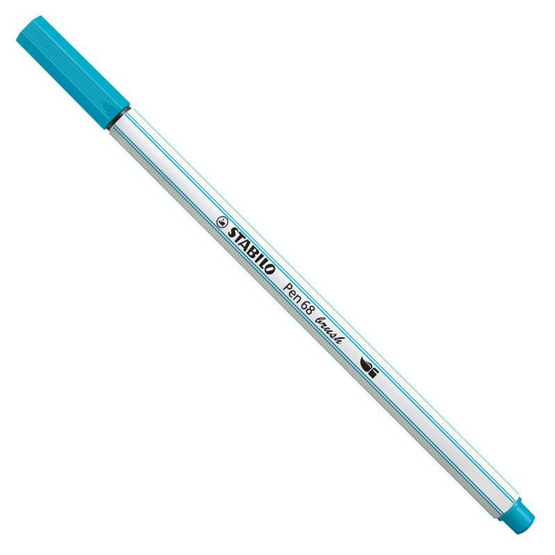 Load image into Gallery viewer, Stabilo pen 68 brush - viltstift - lichtblauw (31)
