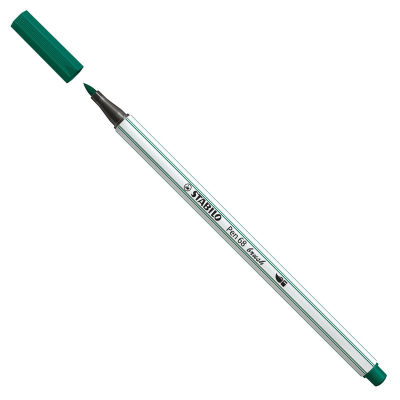 Load image into Gallery viewer, Stabilo Pen 68 Brush 53 Turquoise Groen
