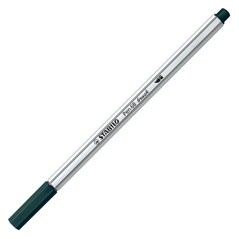 Load image into Gallery viewer, Stabilo pen 68 brush - viltstift - aarde groen (63)
