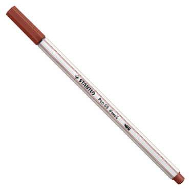 Stabilo pen 68 brush - viltstift - sienna (75)