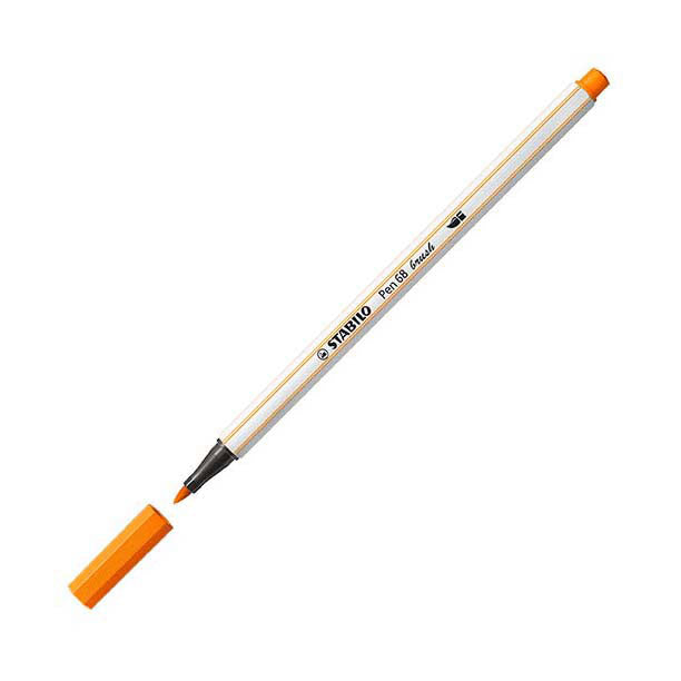 Load image into Gallery viewer, Stabilo pen 68 brush - viltstift - oranje (54)
