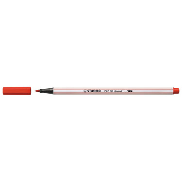 Stabilo pen 68 brush - viltstift - karmijnrood (48)