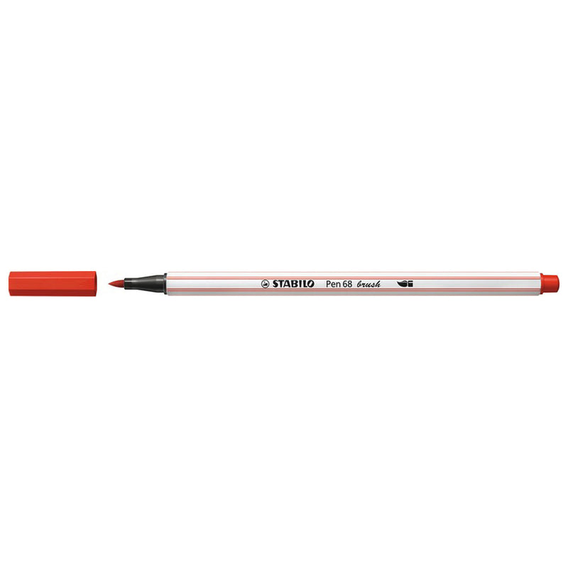 Load image into Gallery viewer, Stabilo pen 68 brush - viltstift - karmijnrood (48)

