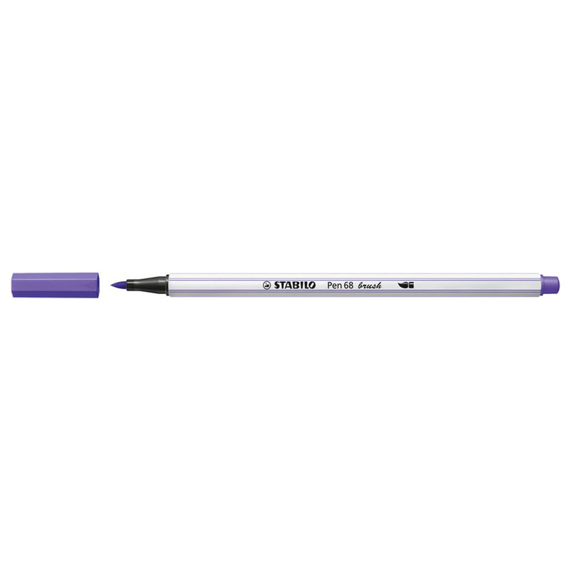 Load image into Gallery viewer, Stabilo pen 68 brush - viltstift - paars (55)
