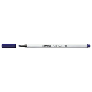 Stabilo pen 68 brush - viltstift - pruissisch blauw (22)