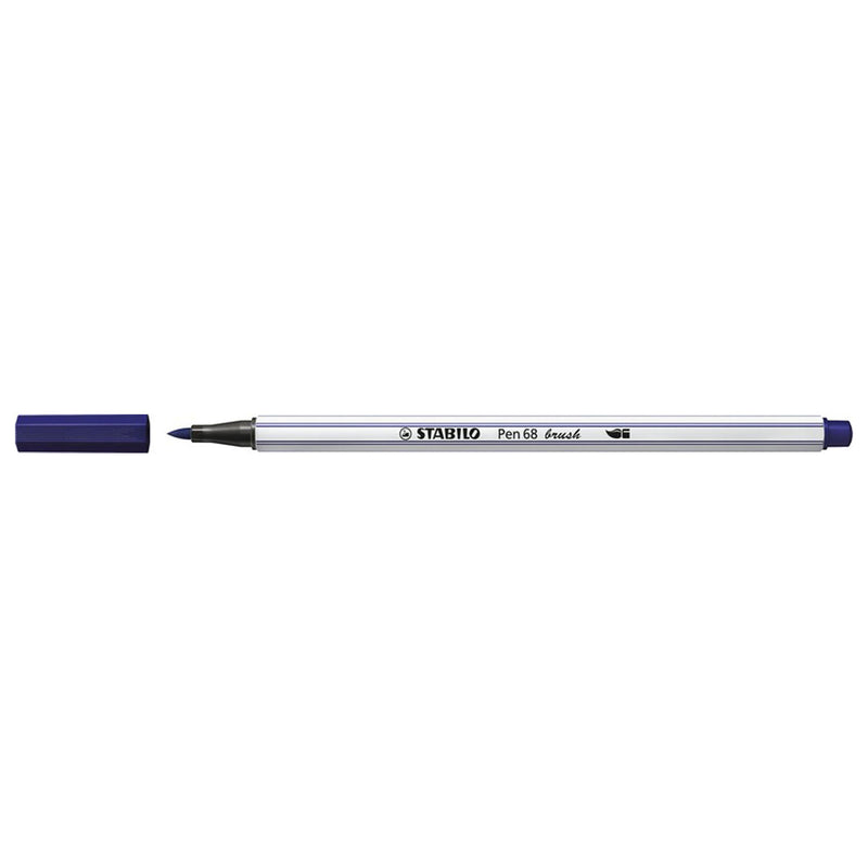 Load image into Gallery viewer, Stabilo pen 68 brush - viltstift - pruissisch blauw (22)
