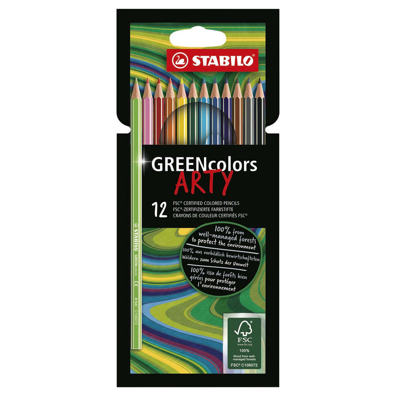 Chargez l'image dans la visionneuse de la galerie, Stabilo greencolors - kleurpotloden - arty - set 12 stuks
