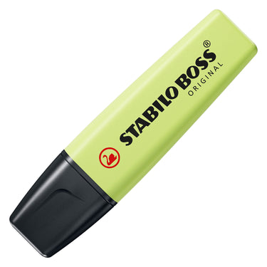 Stabilo boss original pastel - markeerstift - markeren met pastelkleuren - etui met 4 kleuren