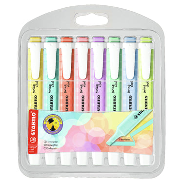 Stabilo swing cool pastel - markeerstift - set met 8 stuks