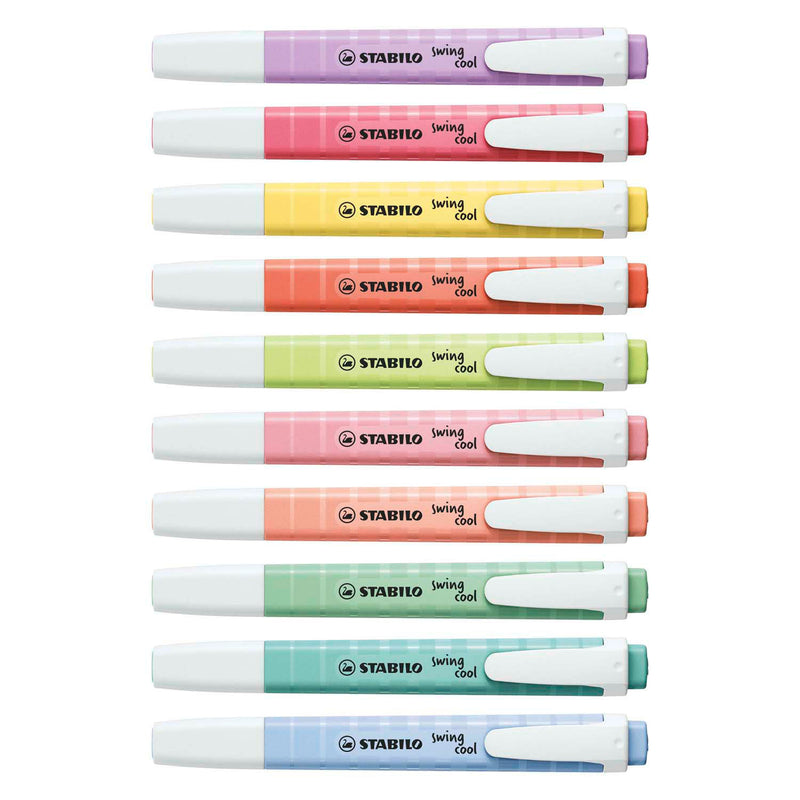 Load image into Gallery viewer, Stabilo swing cool pastel - markeerstift - set met 8 stuks
