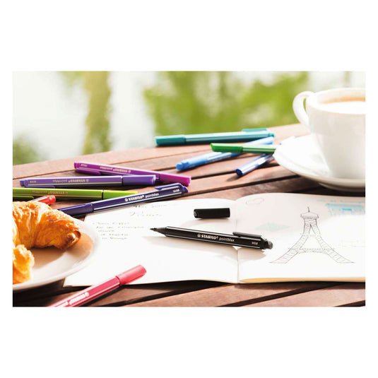 Stabilo pointmax pastel etui a 8 kleuren fineliners