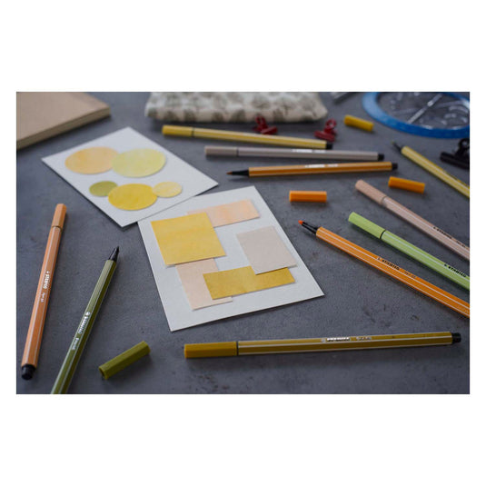 STABILO Pen 68 ARTY Metalen Doos Viltstiften, 66st.